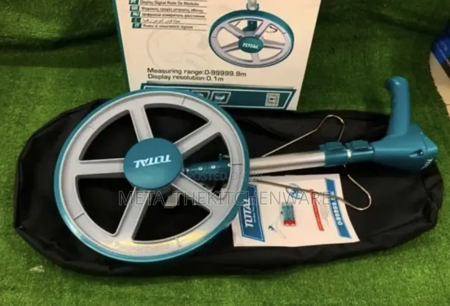 Total Odometer Measuring Wheel 9999.9m With Stand Tmt19945