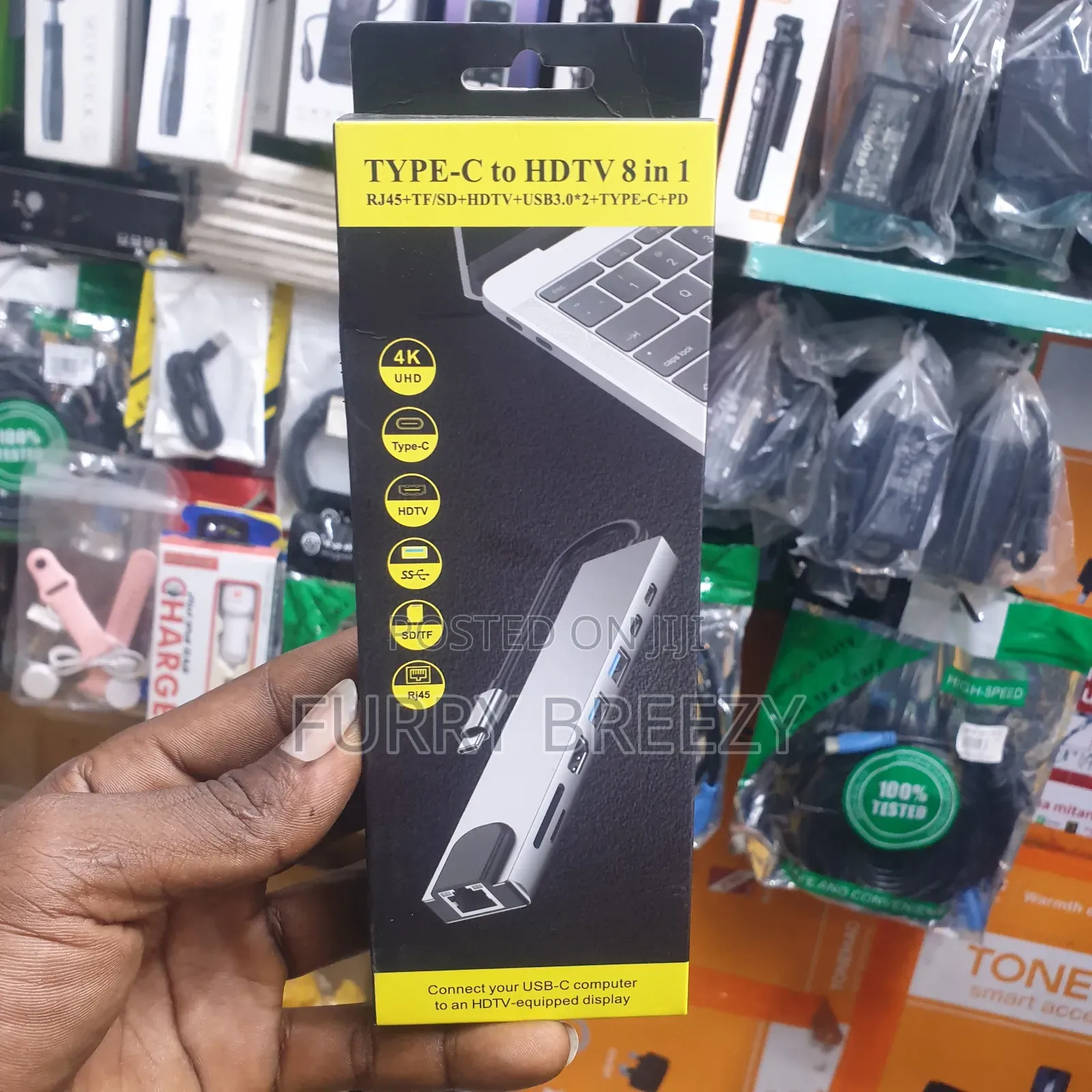 Type C to Hdmi 8 in 1