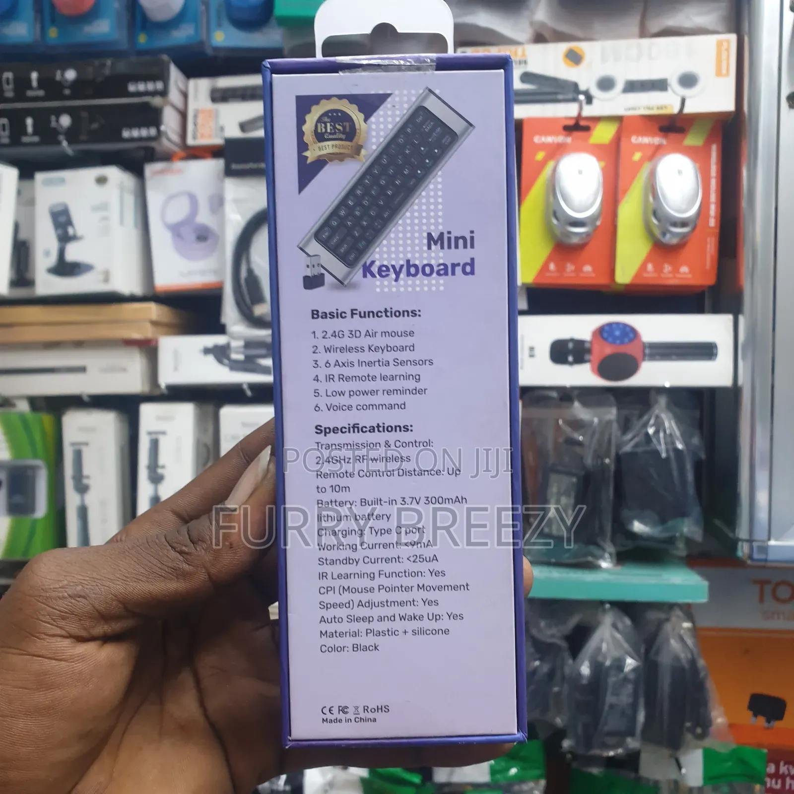 Voice Remote With Mini Keyboard