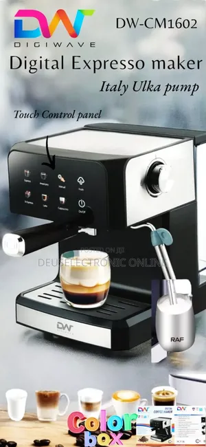 *Digiwave Touch Control Panel Coffee Machine*