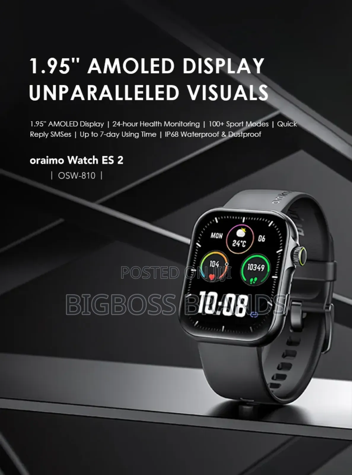 Oraimo Watch Es Amoled Ip68 Smart Watch