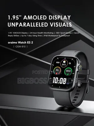 Oraimo Watch Es Amoled Ip68 Smart Watch