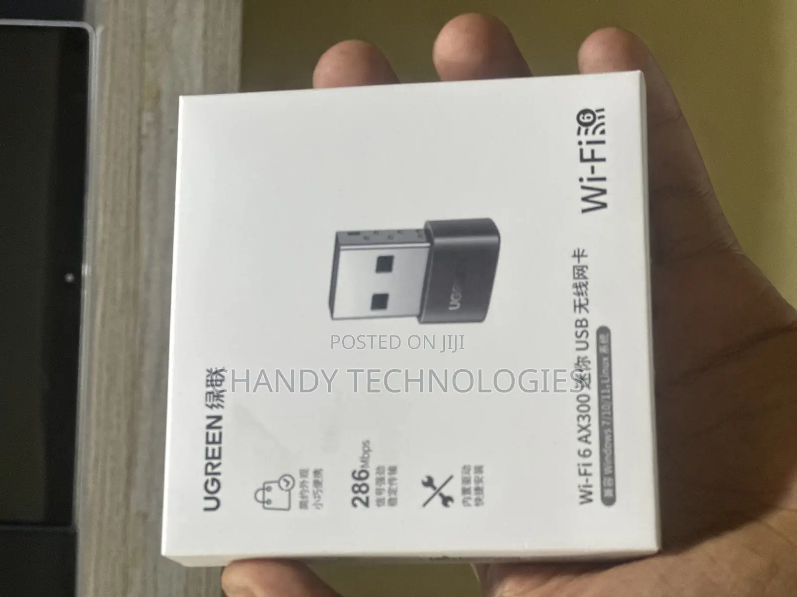 Ugreen Wi-Fi 6 Ax300 Mini Usb Wireless Network Adapter,