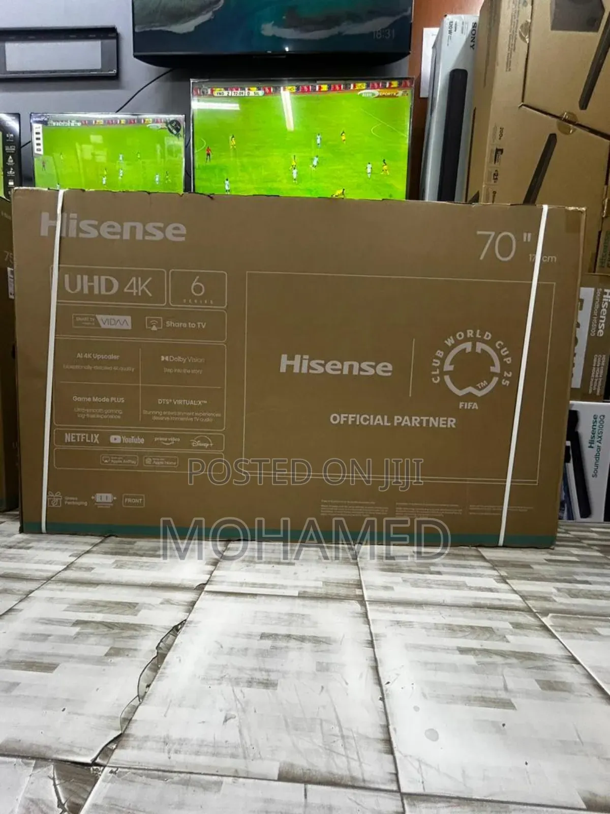 Hisense 70′′ Uhd Smart Tv —