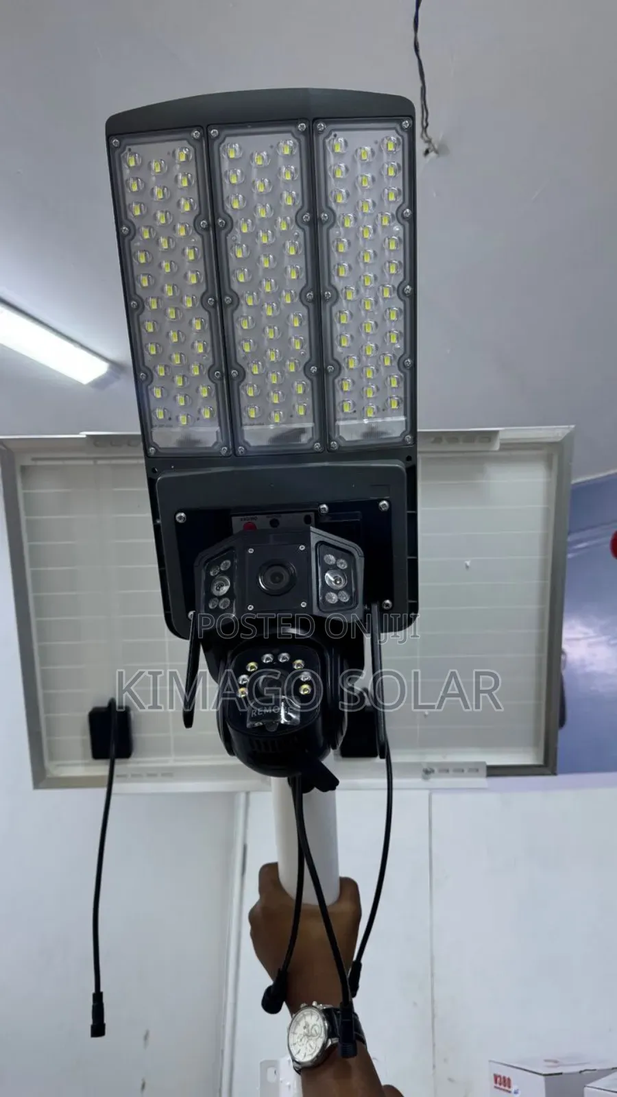 Security PTZ Camera With Solar Street Light 1000w Buy Now