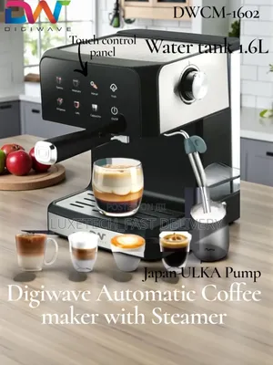Digiwave Automatic Coffee Maker With a Steamer DWCM-1602