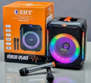 Zhy Karaoke Speaker With 2 Microphones