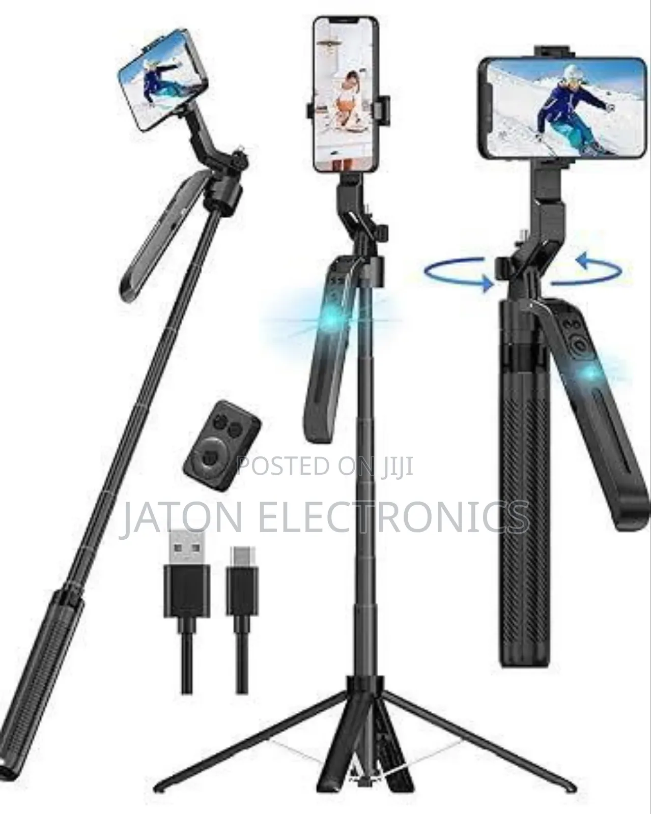 Selfie Stick Tripod Inarotate 360