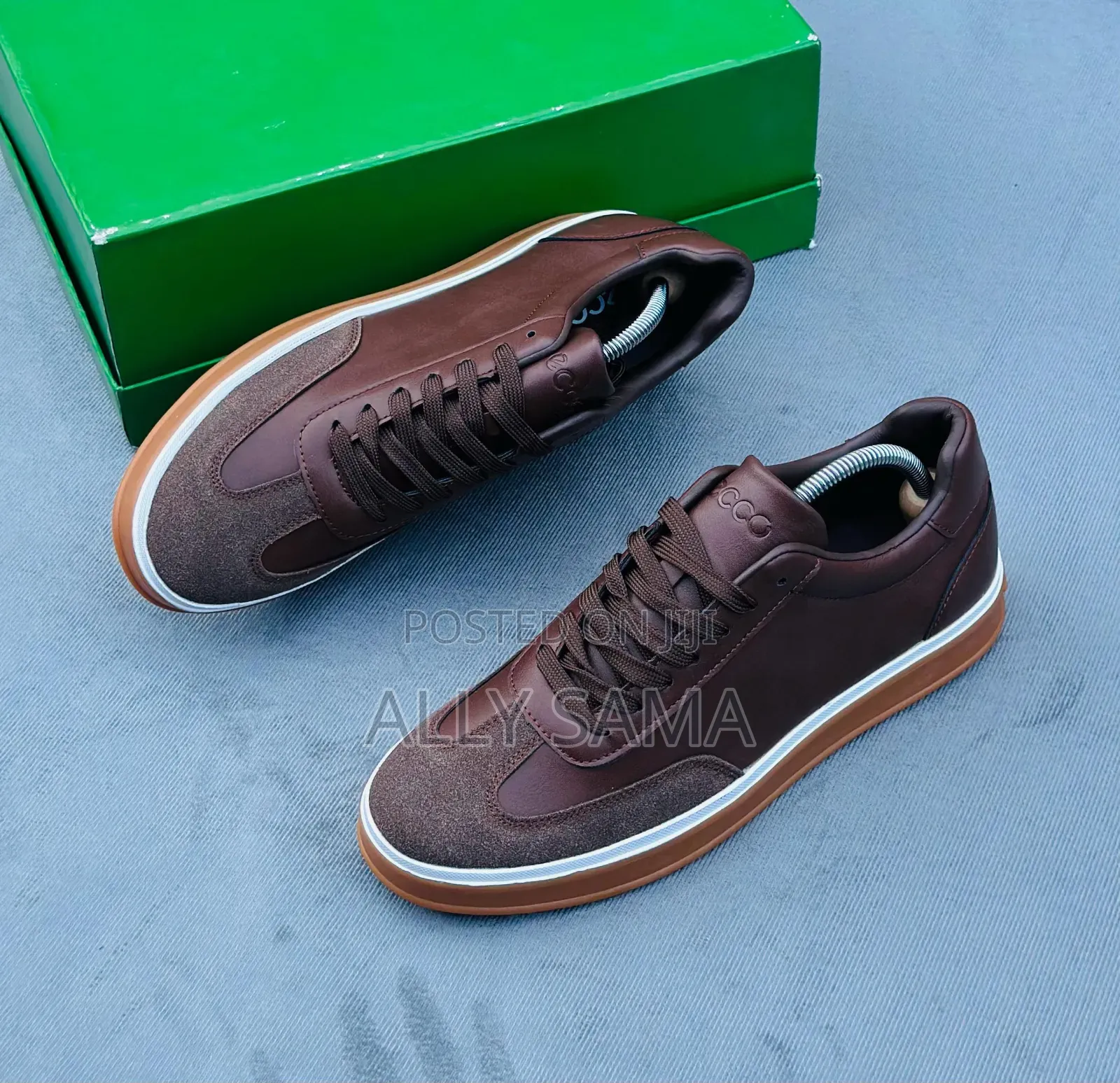 Men's Shoes Ecco Material Leather
