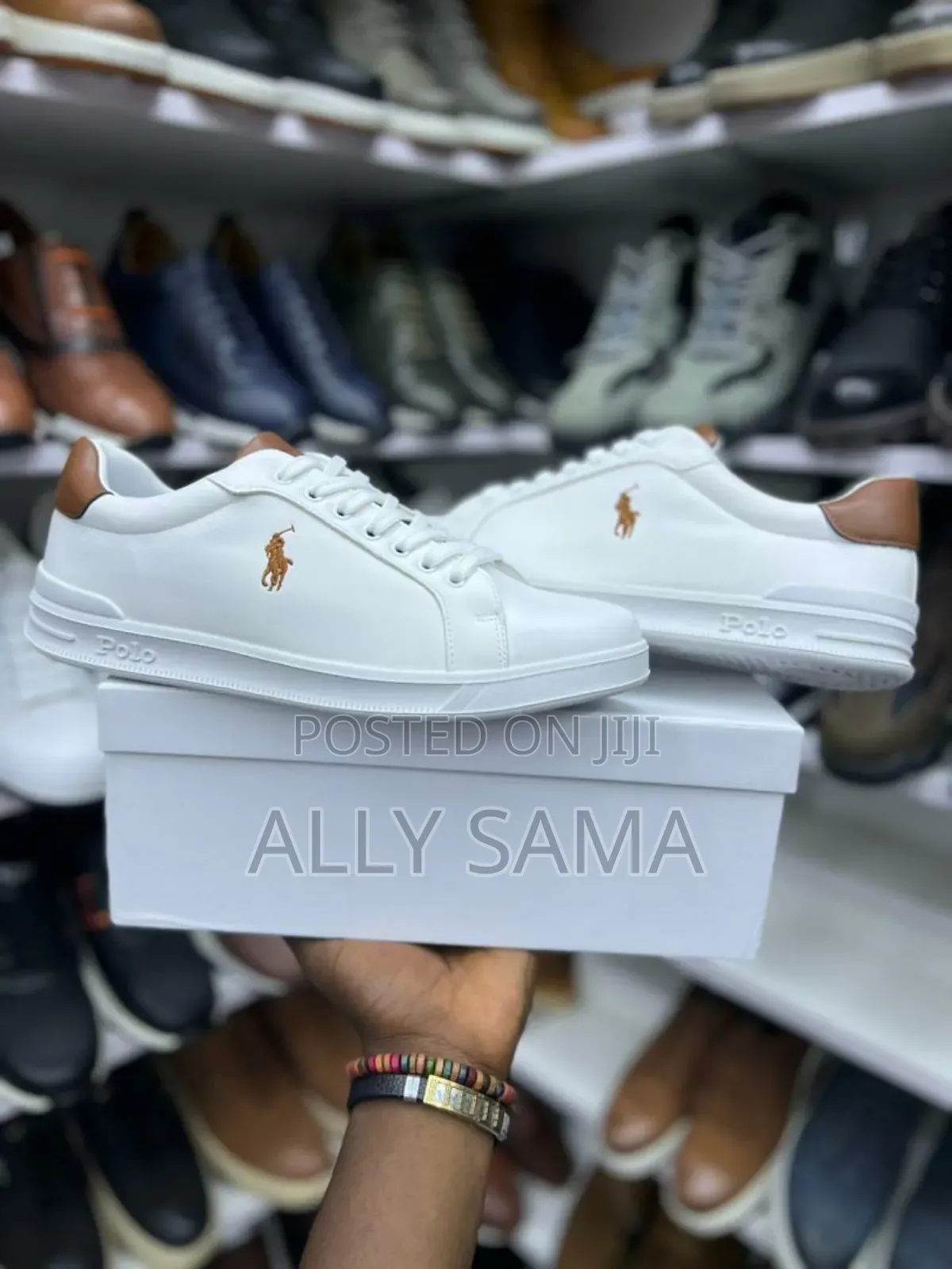 Men's Shoes Polo White Full