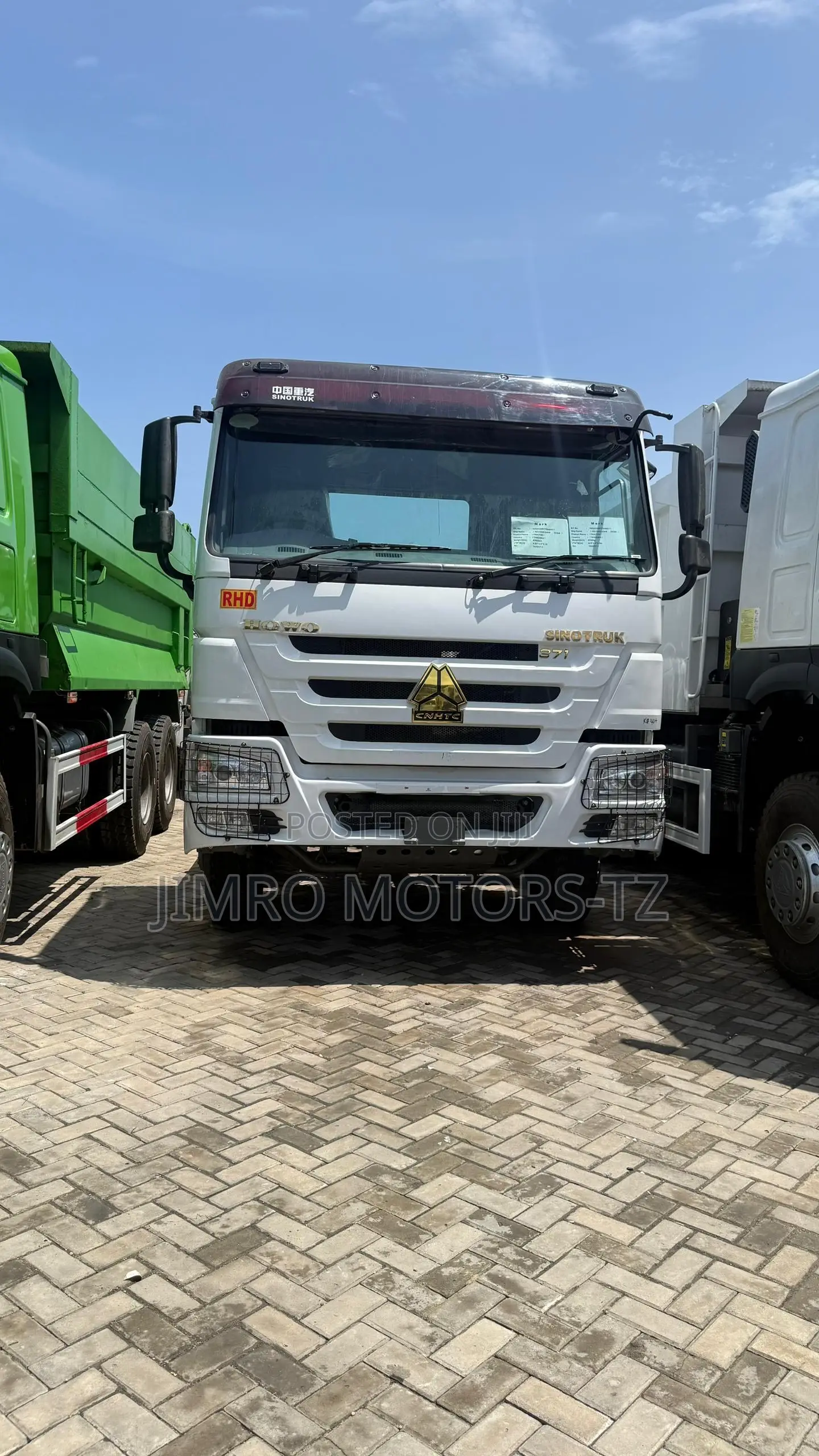 Howo Tippers Bei 135m , 155m Kwa 175m Hp 371 Kwa Hp 380
