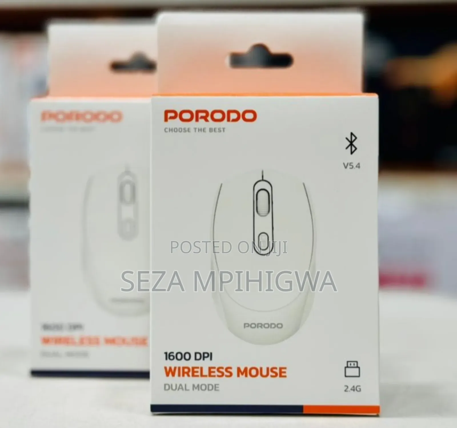 Porodo 1600 Dpi Wireless Mouse