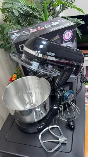 Dessin Stand Mixer 6.5 Litre . Power 1400w . Black Red