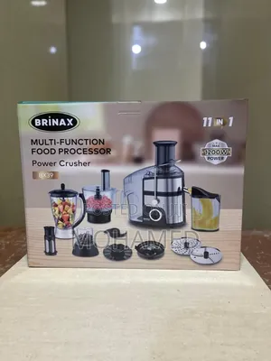  Brinax Food Processor Bx39 11-in-1 – Msaidizi Kamili Wa Jikoni