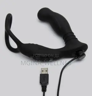 Prostate Massager With Double Cock Ring and Remote Control