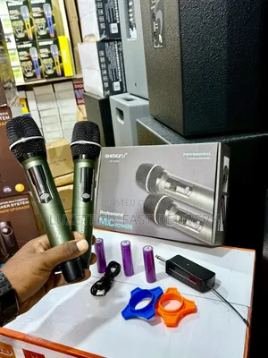 Shengfu CP-110CD Dual UHF Wireless Microphone – Rechargeable