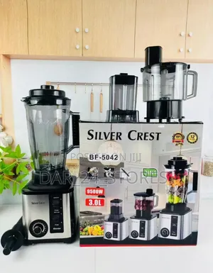 3in 1 Commercial Silver Crest Blender.