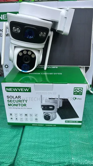 Newvew Nv-Q0014-4g Dual-Lens Solar Security Camera