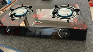 Merit 2-Burner Glass-Top Gas Stove