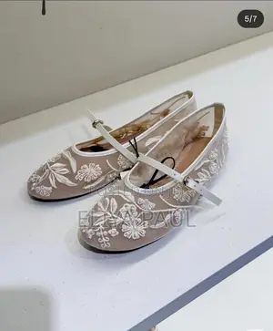 Zara Embroidered Pearl Mesh