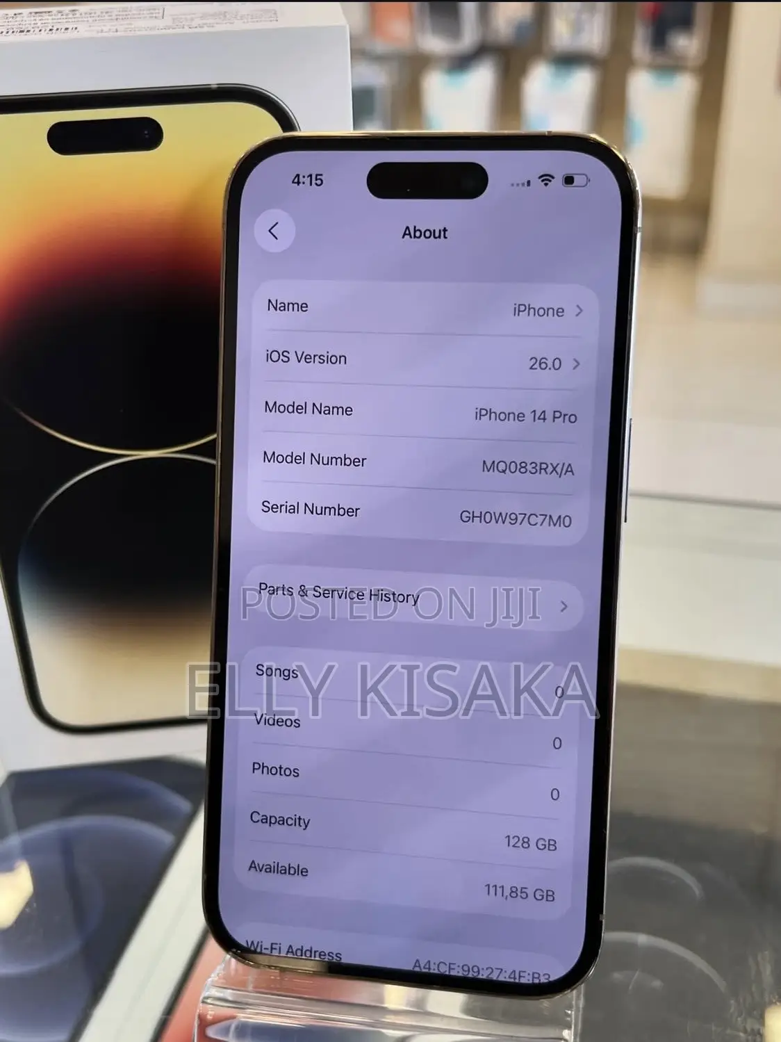New Apple iPhone 14 Pro 128 GB Gold