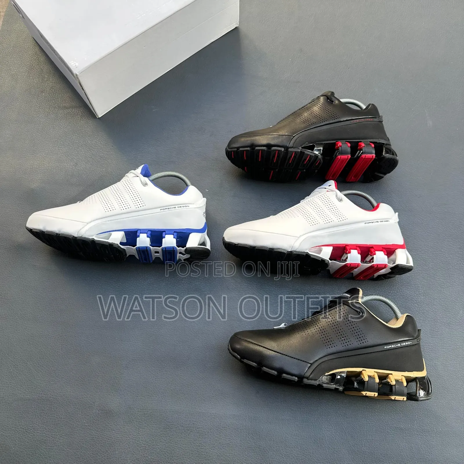 Men's Leather Shoes Adidas Porsche Brand New Beautifully Four Coloured