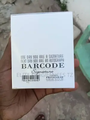 Barcode Signature (White) - Original