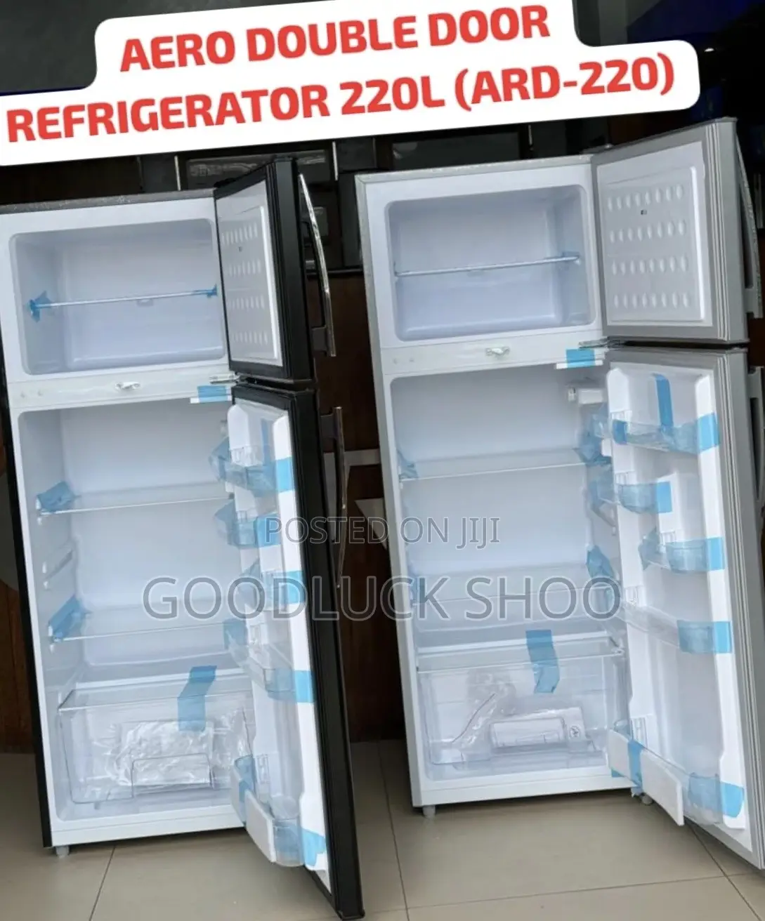 Aero Double Door Refrigerator 220l Ard-220
