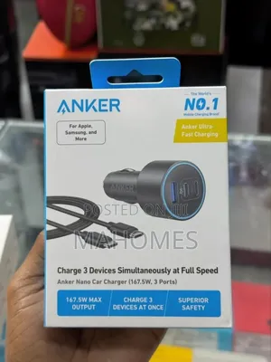 Anker Anker Nano Car Charger (167.5w, 3 Ports)