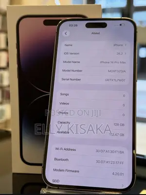 New Apple iPhone 14 Pro Max 256 GB Black