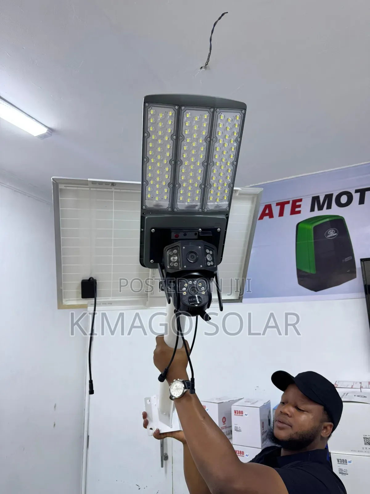Linda Stoo Na Yard Kwa Kutumia Solar Security Camera Light