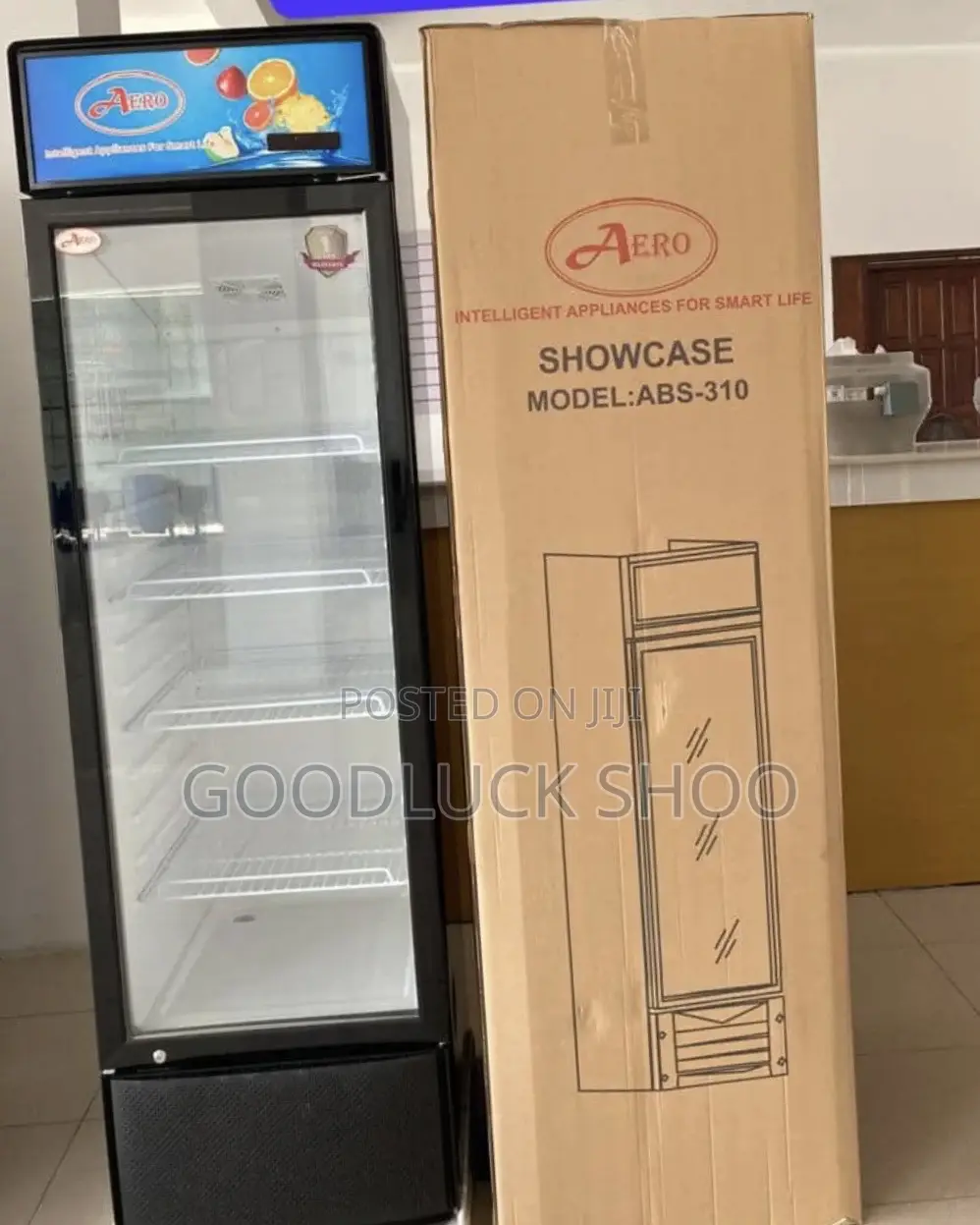 Aero Single Door Beverage Showcase Fridge 310l (Abs-310)