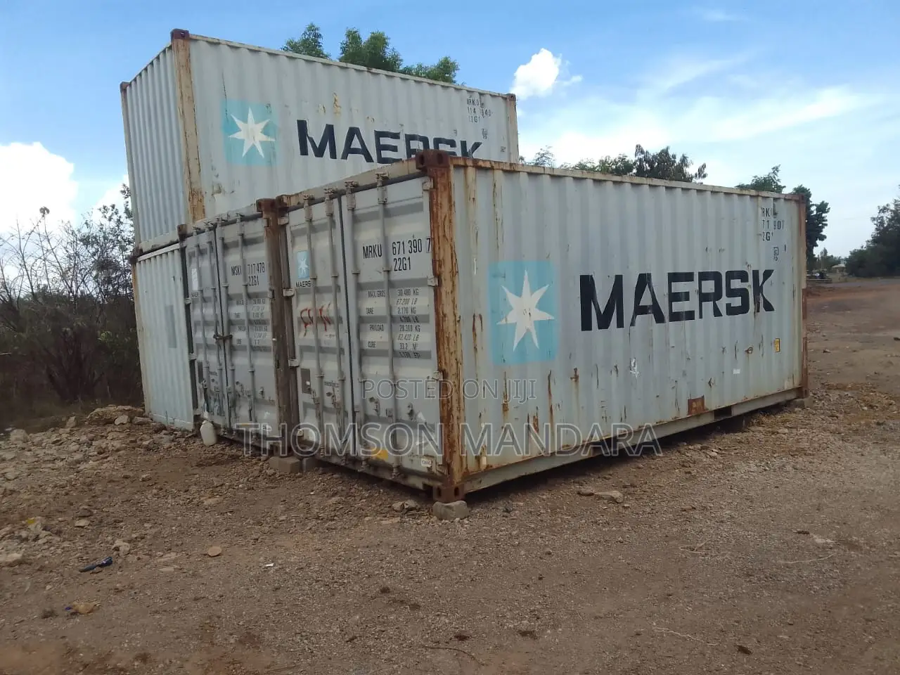 20 Feet Containers at Kilimanjaro