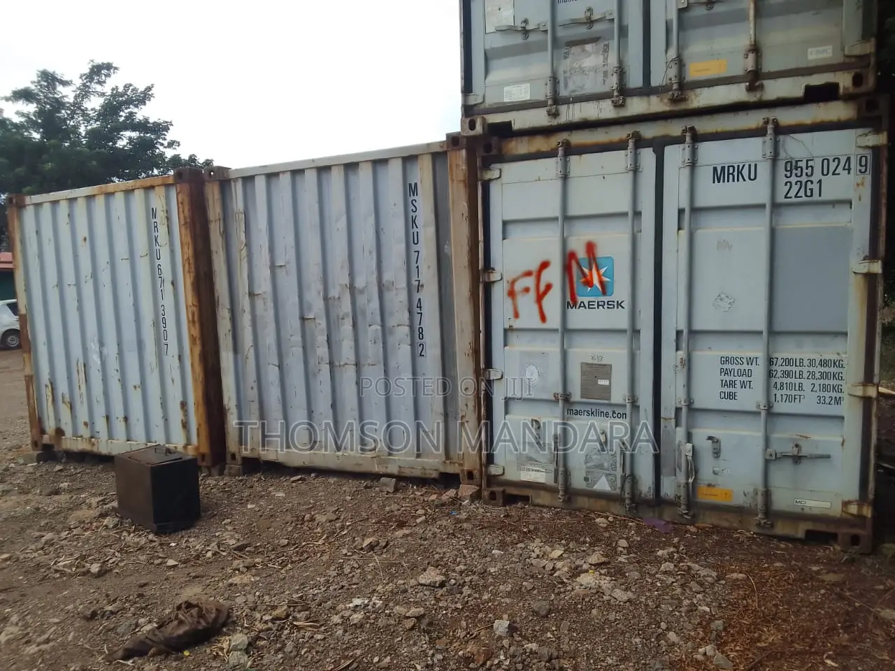 20 Feet Containers at Kilimanjaro