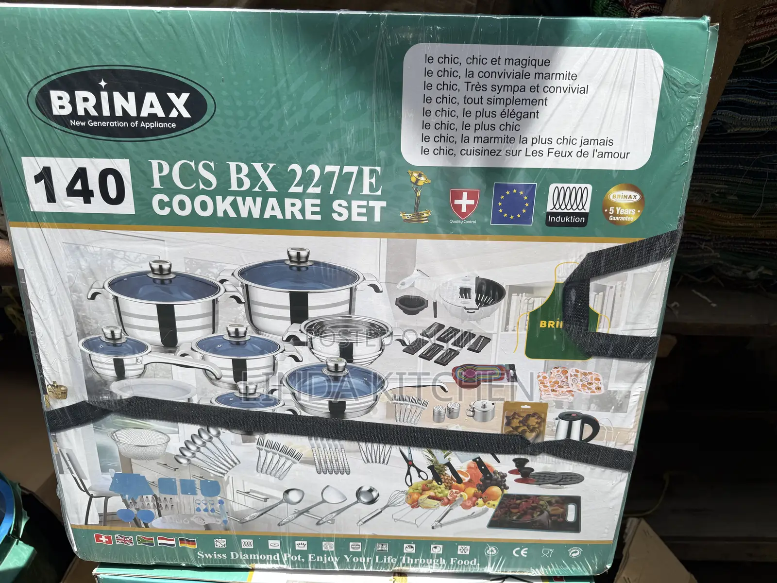 Brinax Cookware Set 140pcs