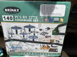 Brinax Cookware Set 140pcs