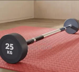 Barbells Fixed With Rubber 25kg