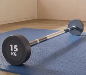 Barbell With Fixed Rubber 15kg