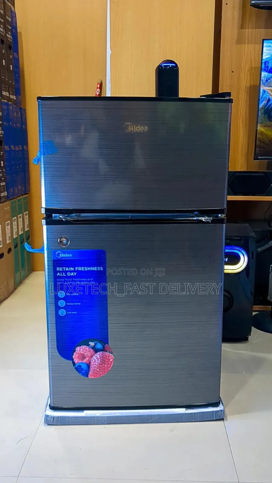 Midea Double-Door Fridge 90-Litres