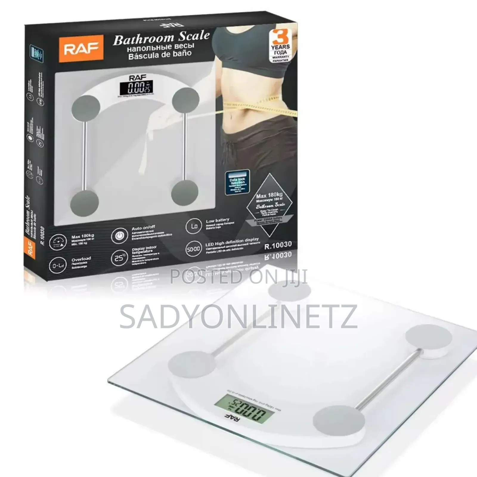 Raf Bathroom Scale 180kg