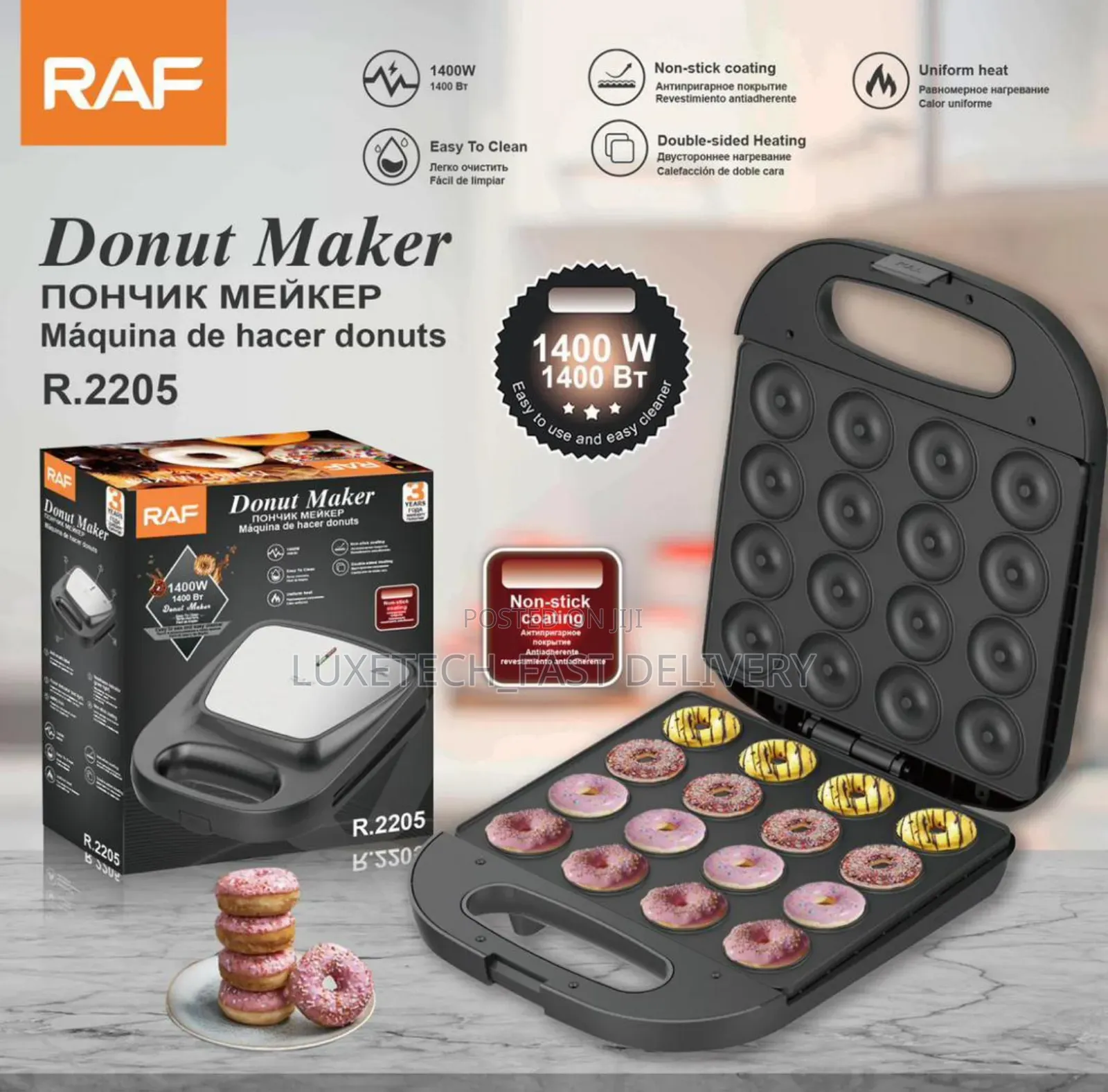 Raf Mini Donut Maker 16 Holes