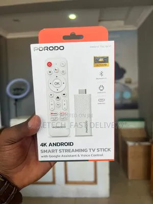 Porodo Ultra-Hd Android Smart Streaming Tv Stick