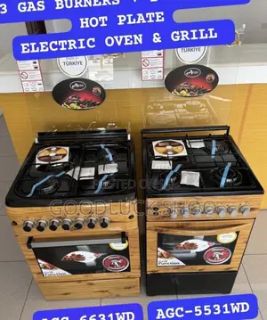Aero 50cm X 50cm 3 Gas Burners + 1el +Eo Grill (Agc-5531wd) (Wood) -