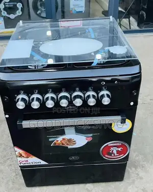 Aero 50cm X 50cm Gas Cooker 4 Gas Burners With Eo Grill (Agc-5540bl
