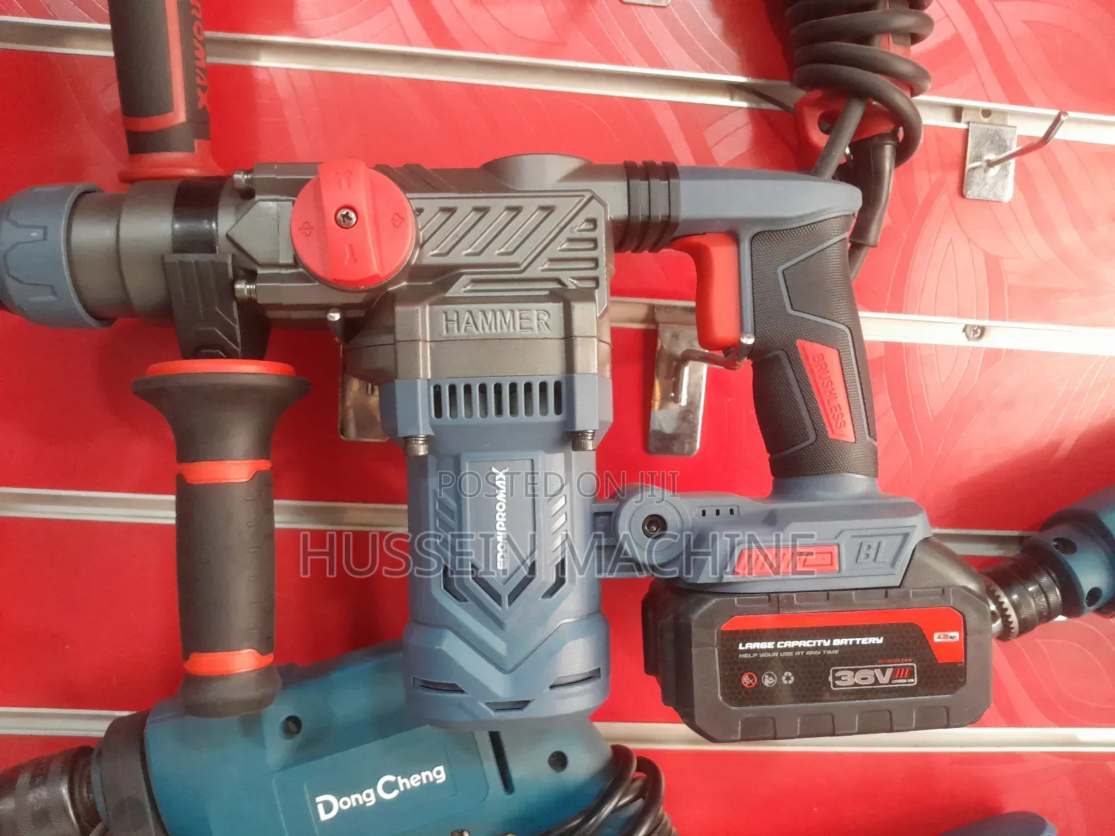 Cordless Rotary Hammer Drill Edon Brand New