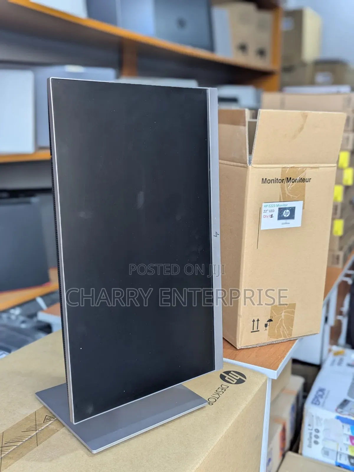 Hp E223 Monitor Frameless With Hdmi and Vga Display Ports