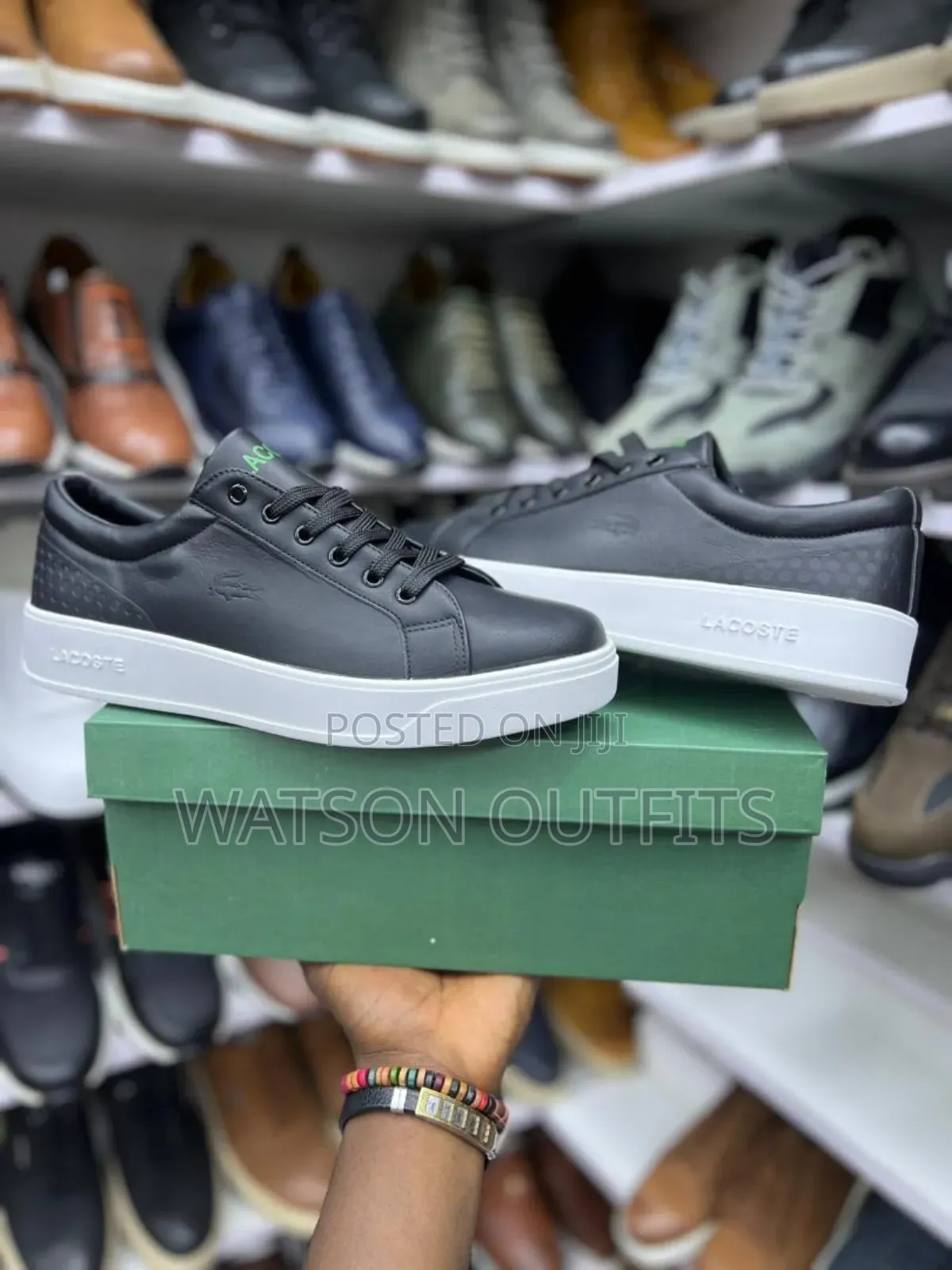 Men's Leather Shoes Lacoste Brand New Delightfully Looking