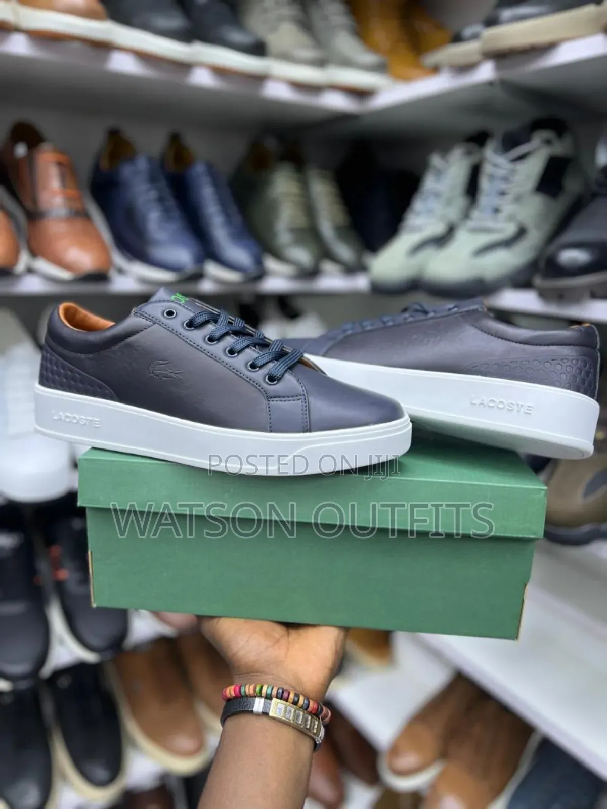 Men's Leather Shoes Lacoste Brand New Delightfully Looking