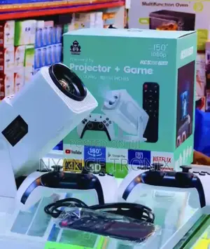 Projector +Games Hcs350 Pro ( Ina Display 40-150” 2 Game Pad )
