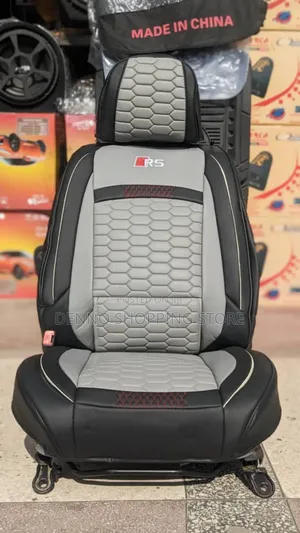 Black With Gray Seat Cover(Latest Version)